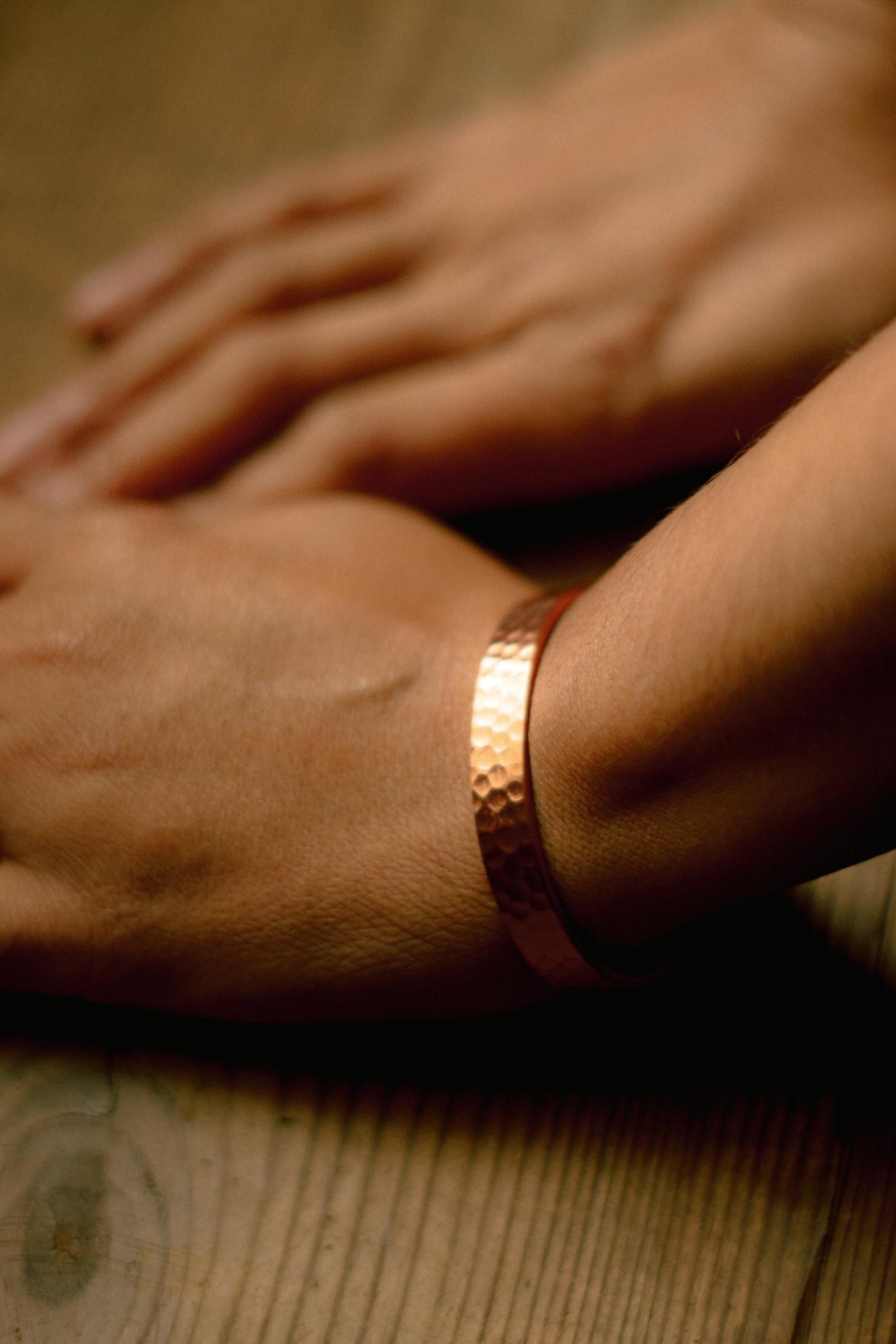 2er Set ayurvedisches Kupferarmband+ Ring