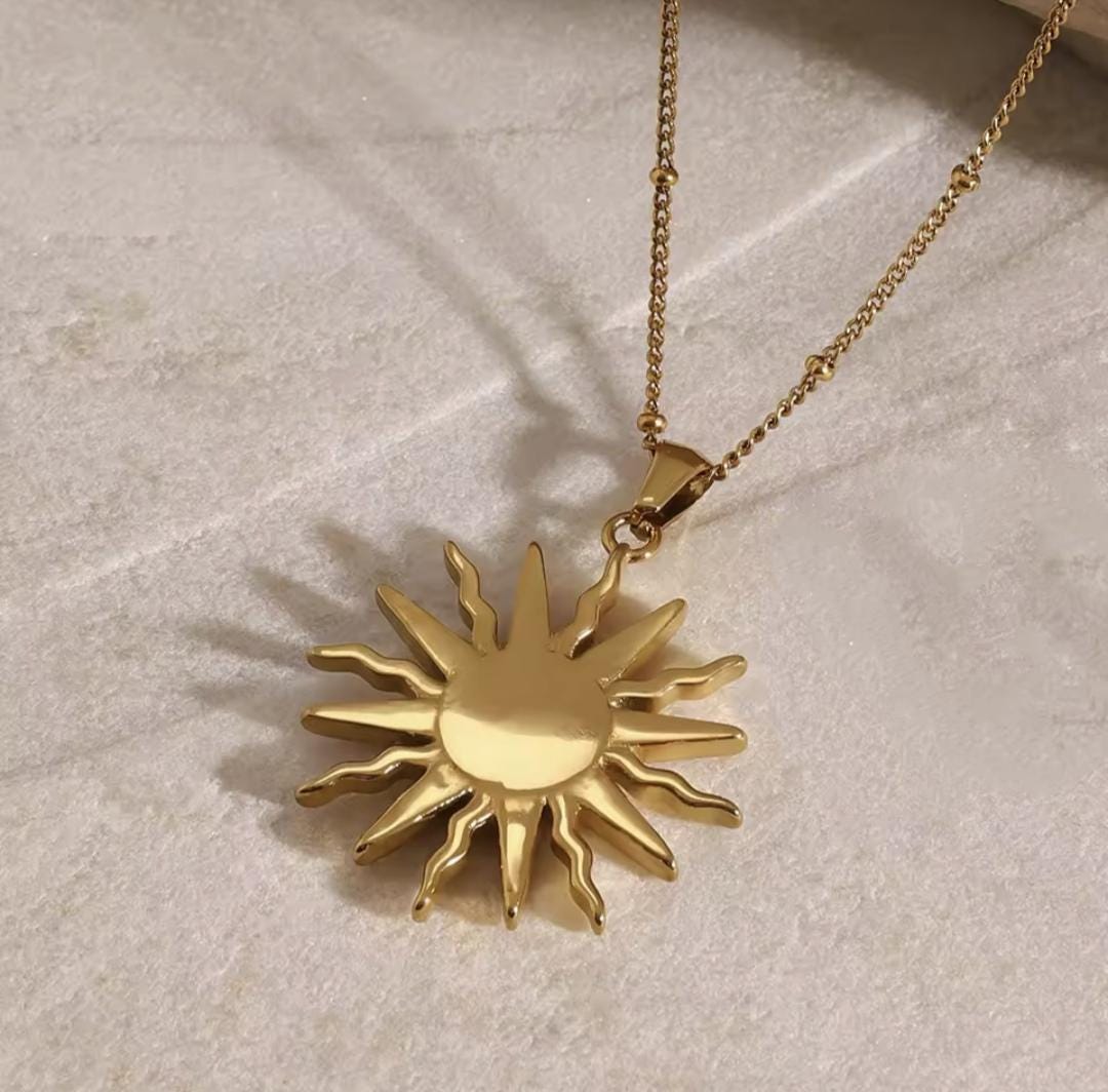 Symbolkette für Energie & Harmonie – 18K vergoldeter Edelstahlschmuck