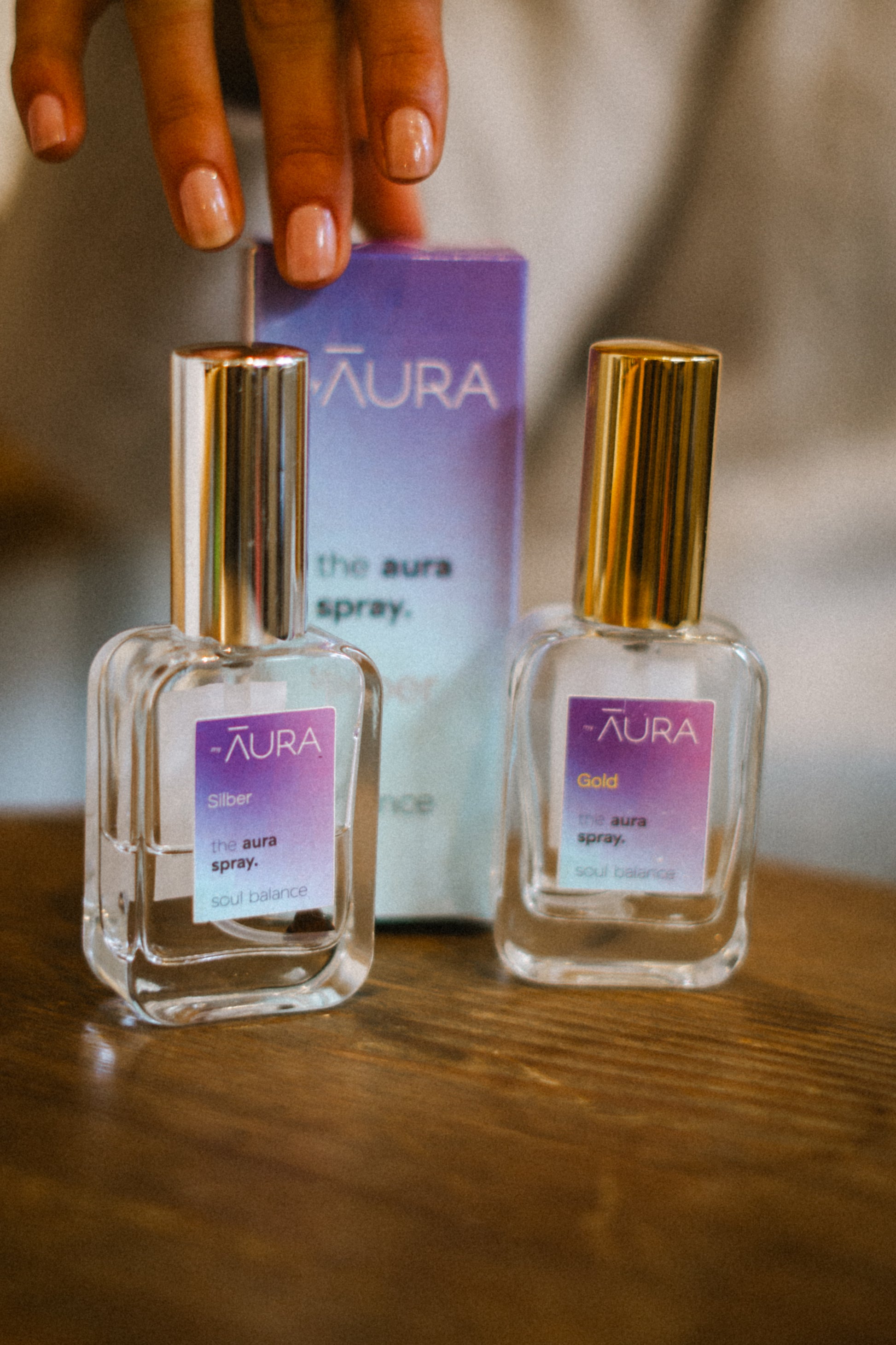 Sanft duftendes Aura Spray mit Lavendel & Energieheilung – zum Schutz vor Fremdenergien im Alltag.