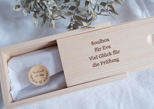 Soulbox – Hochwertige, Personalisierte Spirituelle Überraschungsbox | Geschenkbox mit 5 Ritual-Artikeln