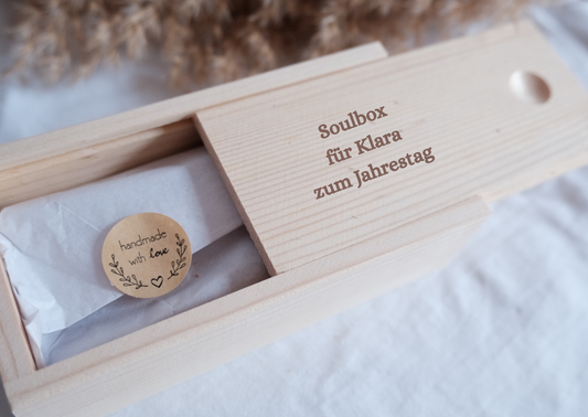 Soulbox – Hochwertige, Personalisierte Spirituelle Überraschungsbox | Geschenkbox mit 5 Ritual-Artikeln