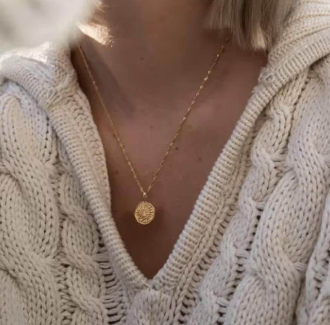 Sonne & Mond Talisman – 925 Sterling Silber mit 18K Gold Veredelung