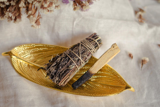 Räucherstäbchenhalter  und elegante Räucherschale für Sticks & Palo Santo