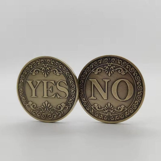 Entscheidungsmünze Yes/No